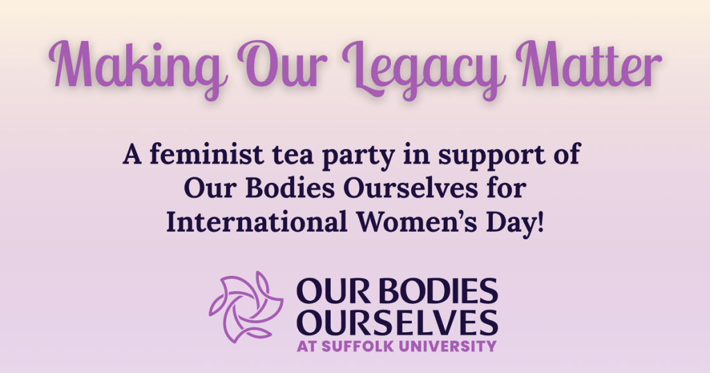 “Making Our Legacy Matter”: chá feminista celebra o Dia Internacional da Mulher