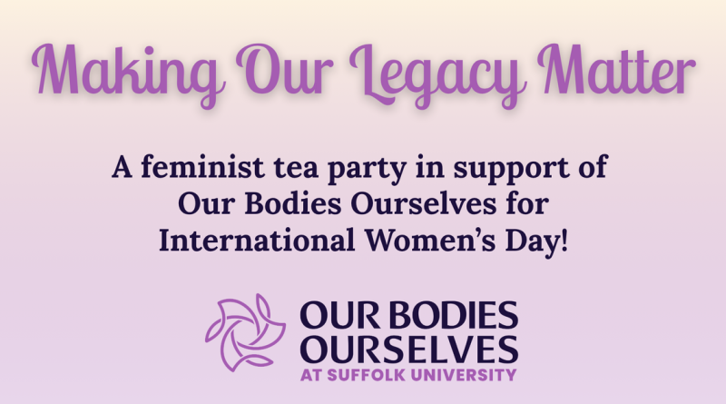 “Making Our Legacy Matter”: chá feminista celebra o Dia Internacional da Mulher